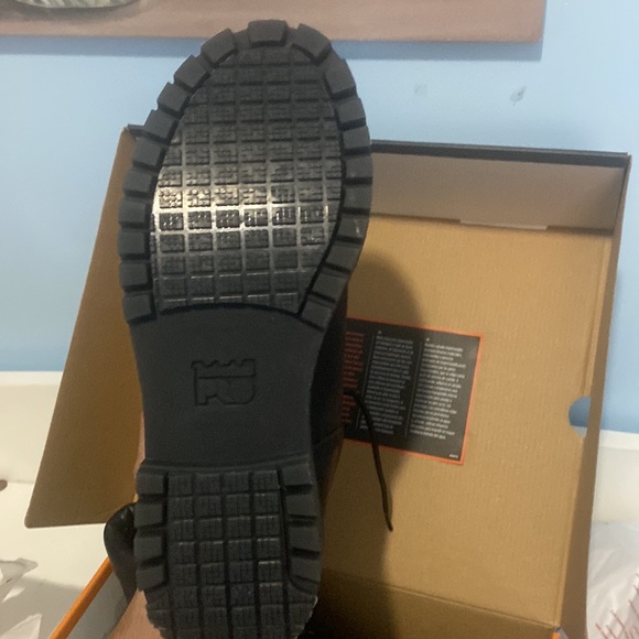 TIMBERLAND PRO STEEL TOE WATERPROOF BOOTS SIZE 9.5 U.S. NWT Brand New - Picture 3 of 6